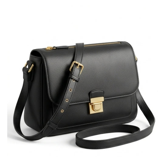 Trilby Classic Black Crossbody Shoulder Bag