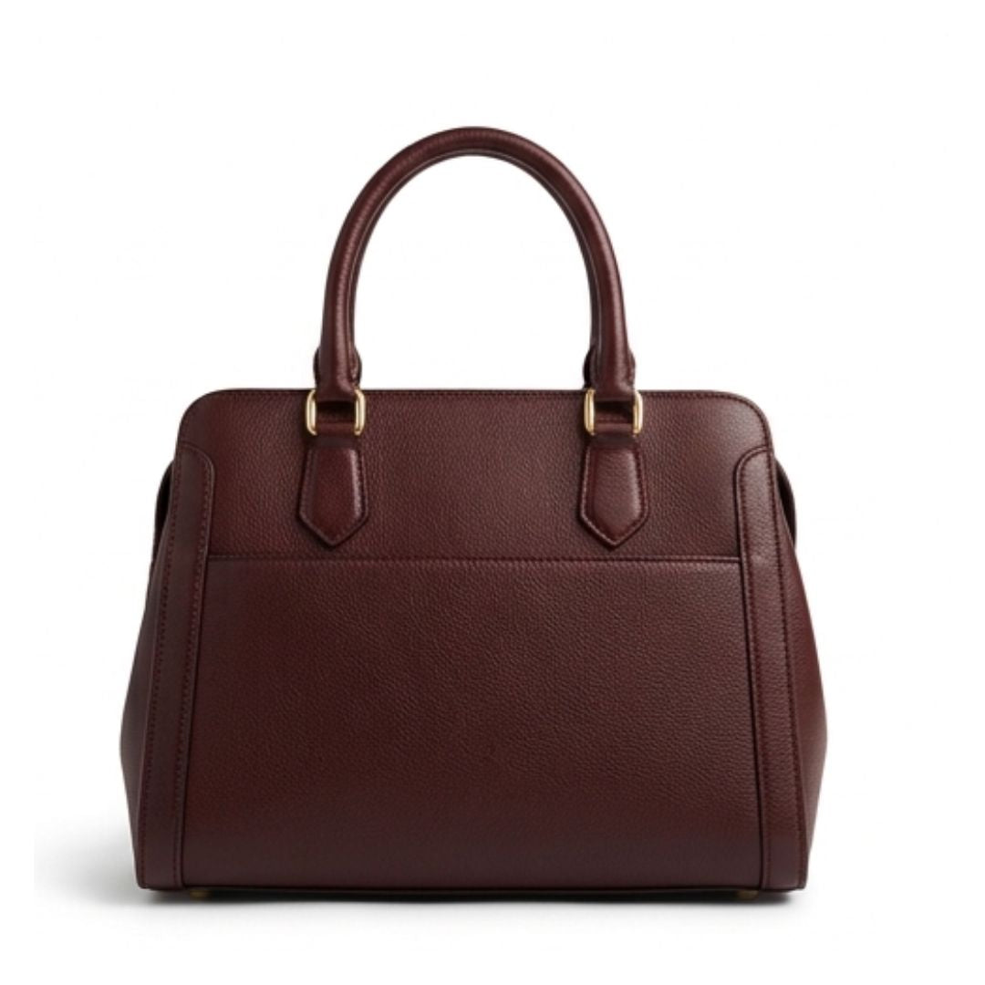 Trilby Classic Burgundy Top Handle Handbag