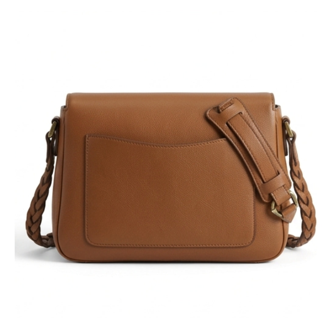 Trilby Heritage Brown & Green Crossbody Shoulder Bag