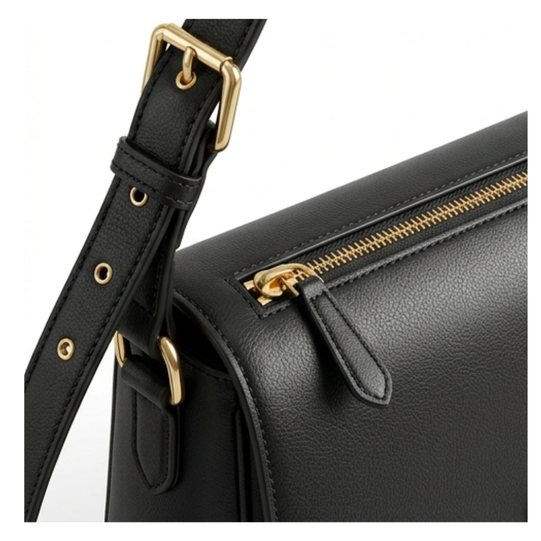Trilby Classic Black Crossbody Shoulder Bag